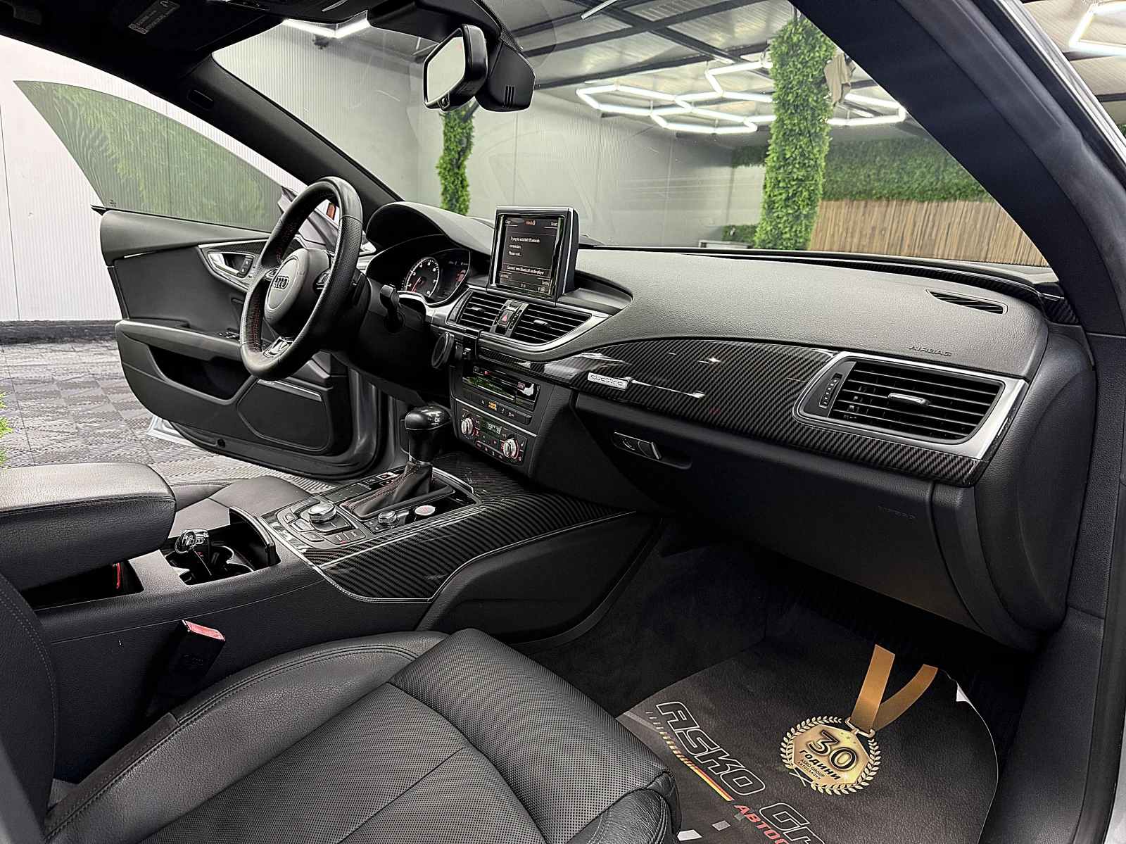 Audi A7 S-line/ПОДГРЕВ ОБДУХВАНЕ/KeylessGo/FUL LED ЛИЗИНГ, снимка 15 - Автомобили и джипове - 53816448