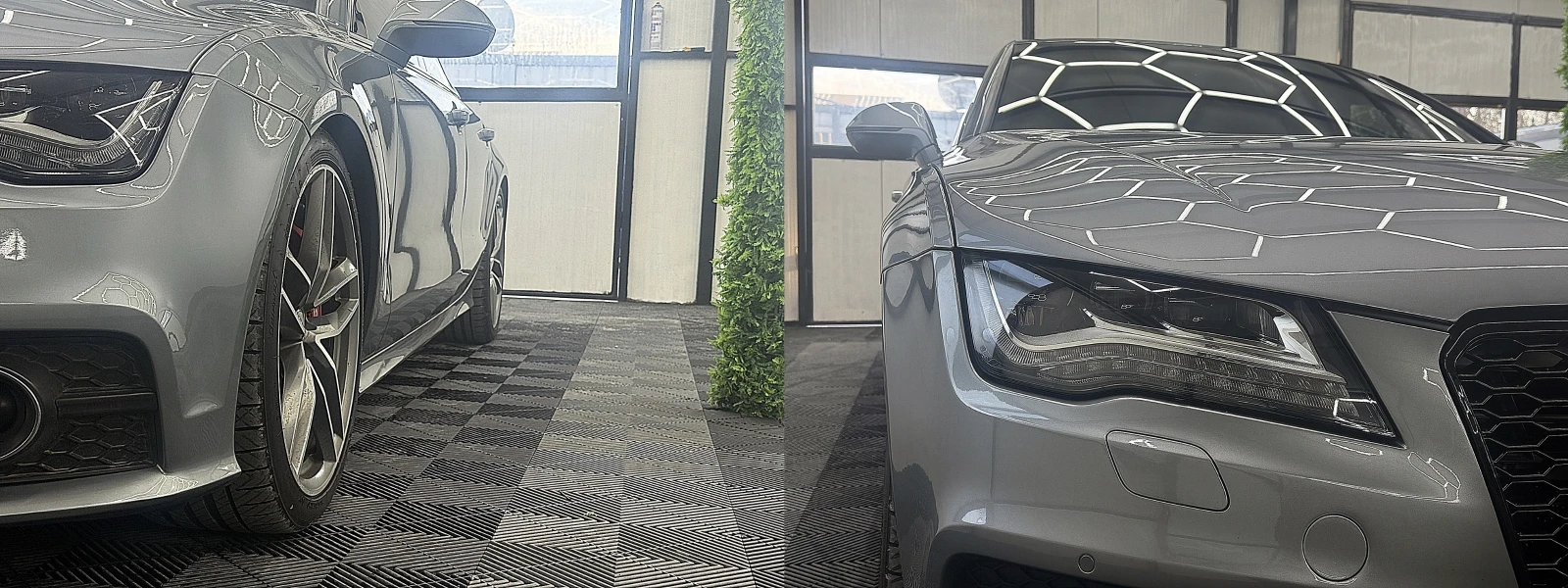 Audi A7 S-line/ПОДГРЕВ ОБДУХВАНЕ/KeylessGo/FUL LED ЛИЗИНГ, снимка 8 - Автомобили и джипове - 53816448