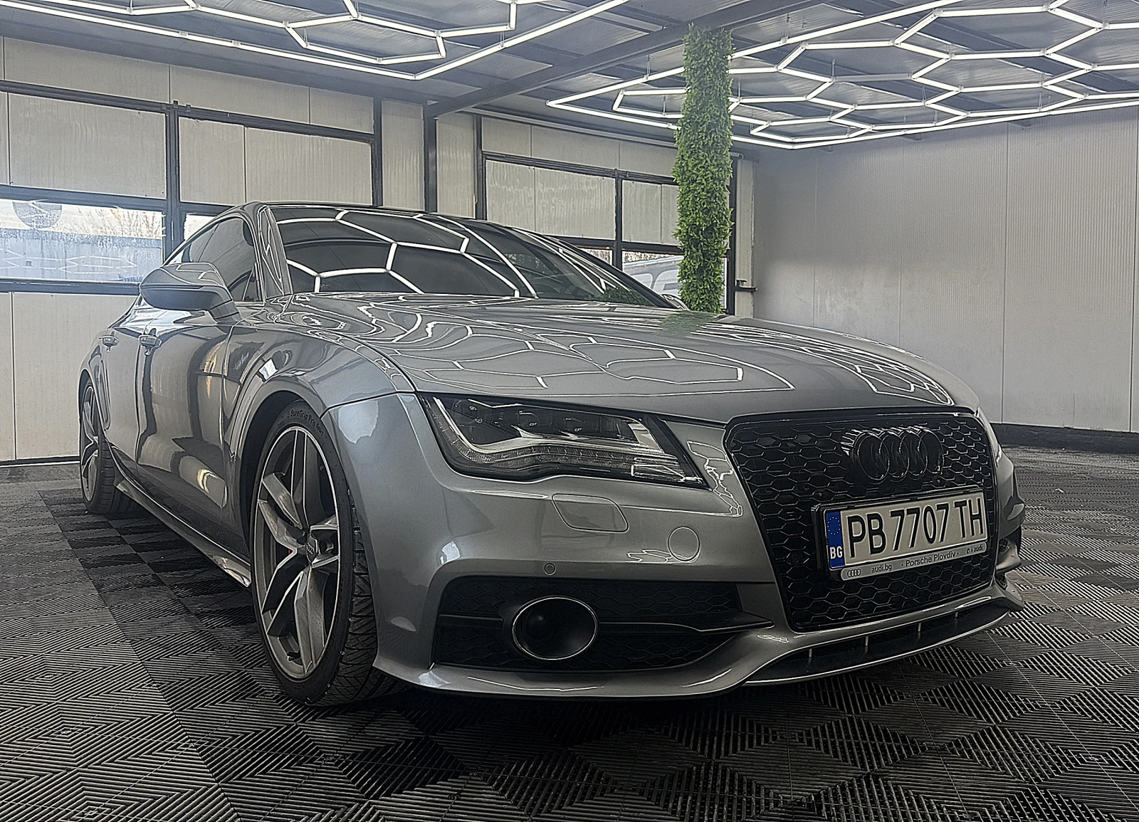 Audi A7 S-line/ПОДГРЕВ ОБДУХВАНЕ/KeylessGo/FUL LED ЛИЗИНГ, снимка 3 - Автомобили и джипове - 53816448