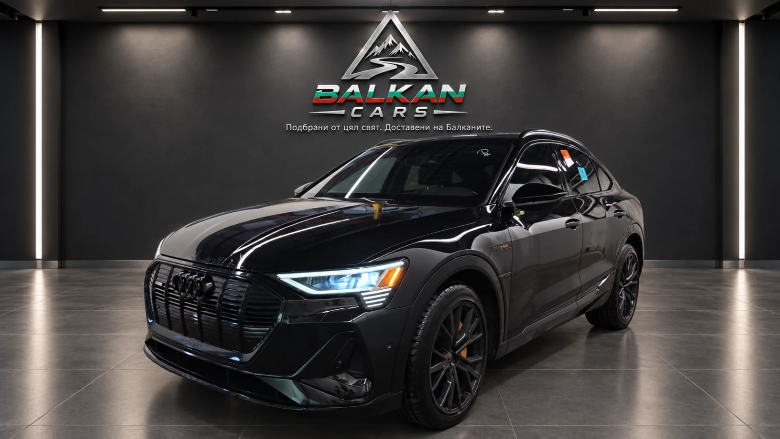 Audi E-Tron SPORTBACK* S-line* QUATTRO* Black optic* 360* ПАНО, снимка 1 - Автомобили и джипове - 56086235