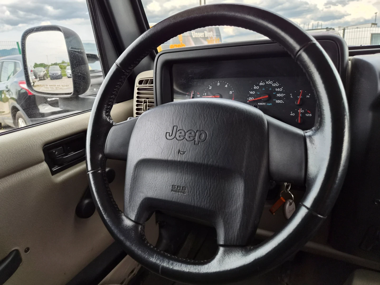 Jeep Wrangler 4.0i 177кс 2003г. HARDTOP КЛИМАТИК, снимка 13 - Автомобили и джипове - 54606742