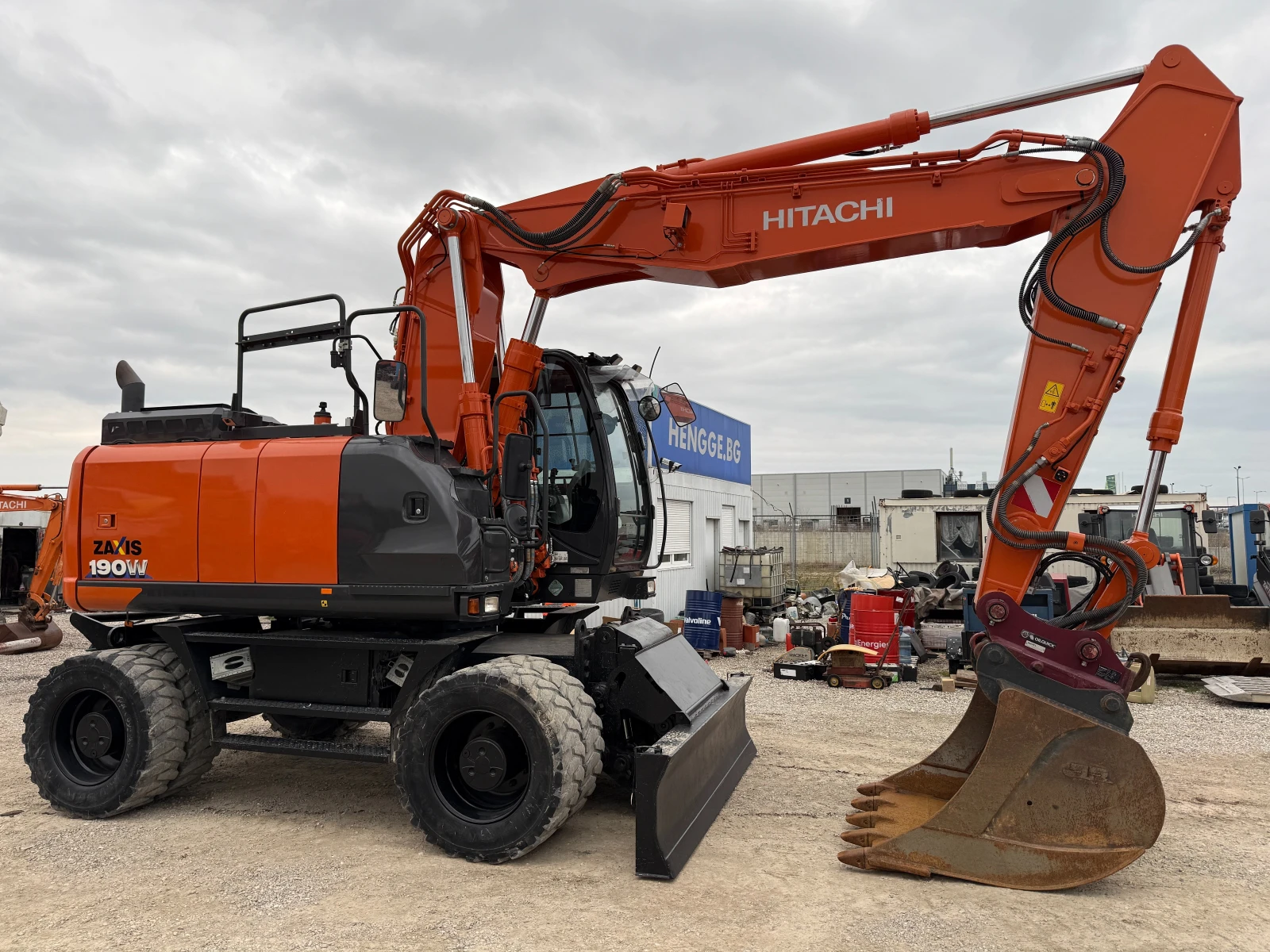 Багер Hitachi ZX 190 W-6, снимка 14 - Индустриална техника - 54877306