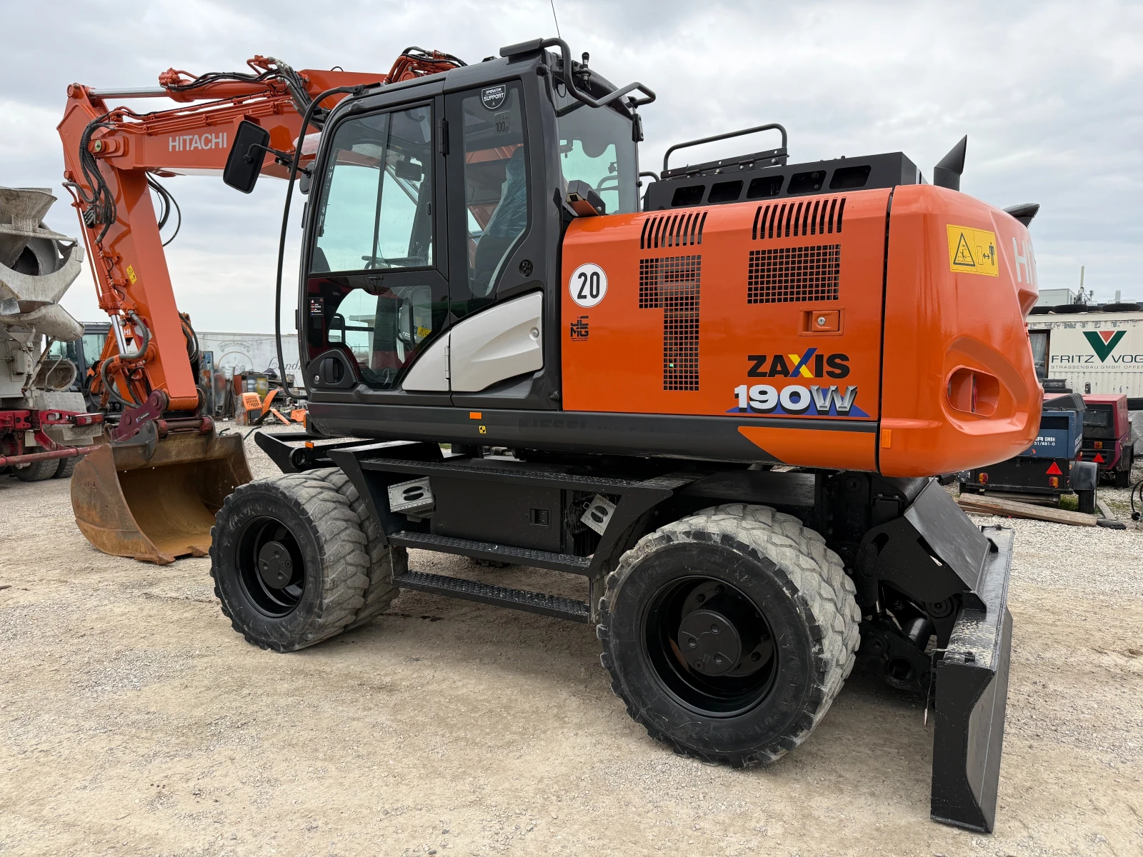 Багер Hitachi ZX 190 W-6, снимка 8 - Индустриална техника - 54877306