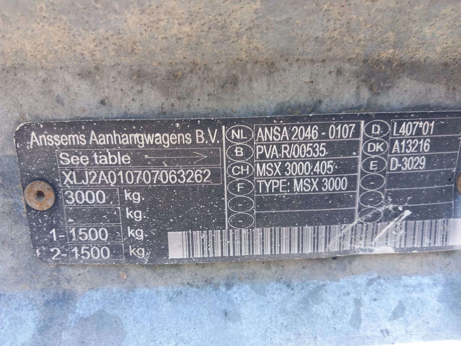 За автомобил Anssems MSX 3T., снимка 10 - Ремаркета - 55089406