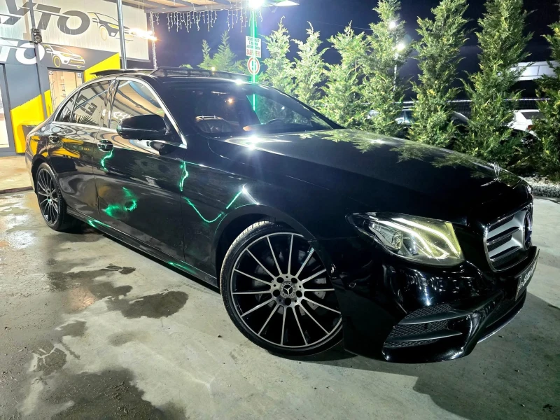 Mercedes-Benz E 220 D FULL AMG LINE ПАНОРАМА ЛИЗИНГ 100%, снимка 4 - Автомобили и джипове - 48918625