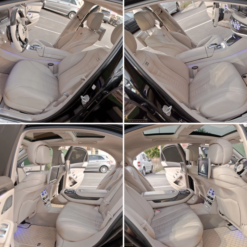 Mercedes-Benz S 350 BRABUS 800/FACELIFT/9G-TRONIC/LONG/3xTV/PANO/FULL, снимка 12 - Автомобили и джипове - 52645202