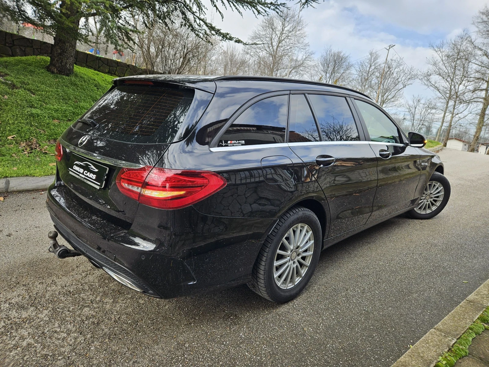 Mercedes-Benz C 180 d /AMG LINE/7G-TRONIC PLUS/DISTRONIC/CARBON/F1, снимка 5 - Автомобили и джипове - 53960841