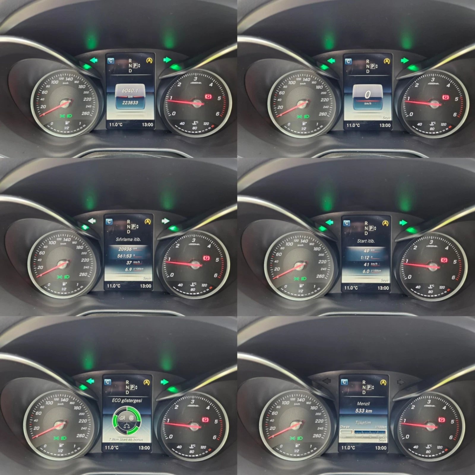 Mercedes-Benz C 180 d /AMG LINE/7G-TRONIC PLUS/DISTRONIC/CARBON/F1, снимка 15 - Автомобили и джипове - 53960841