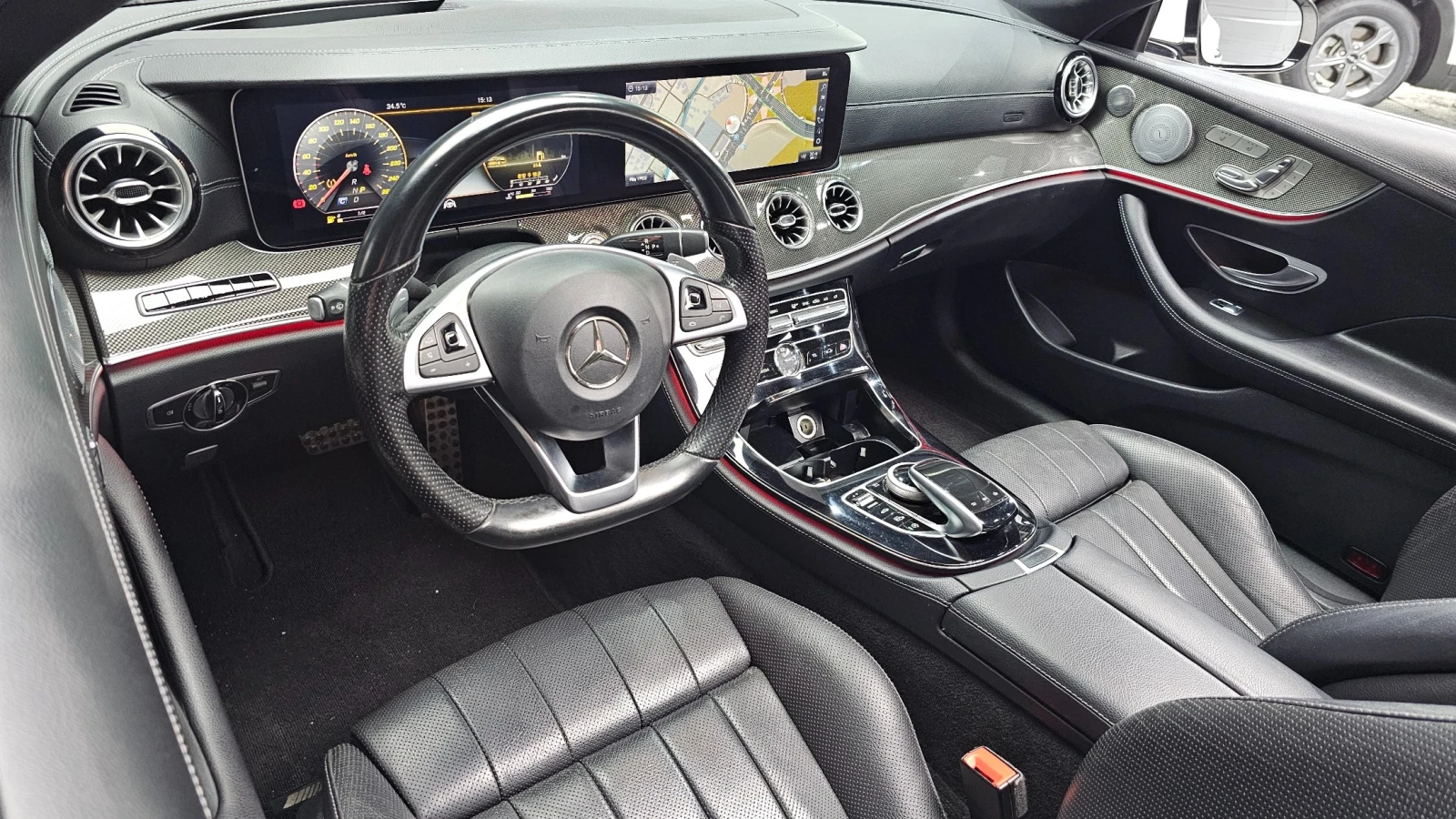 Mercedes-Benz E 400 4MATIC Coupe | HUD | 360  | Burmester, снимка 7 - Автомобили и джипове - 55279193