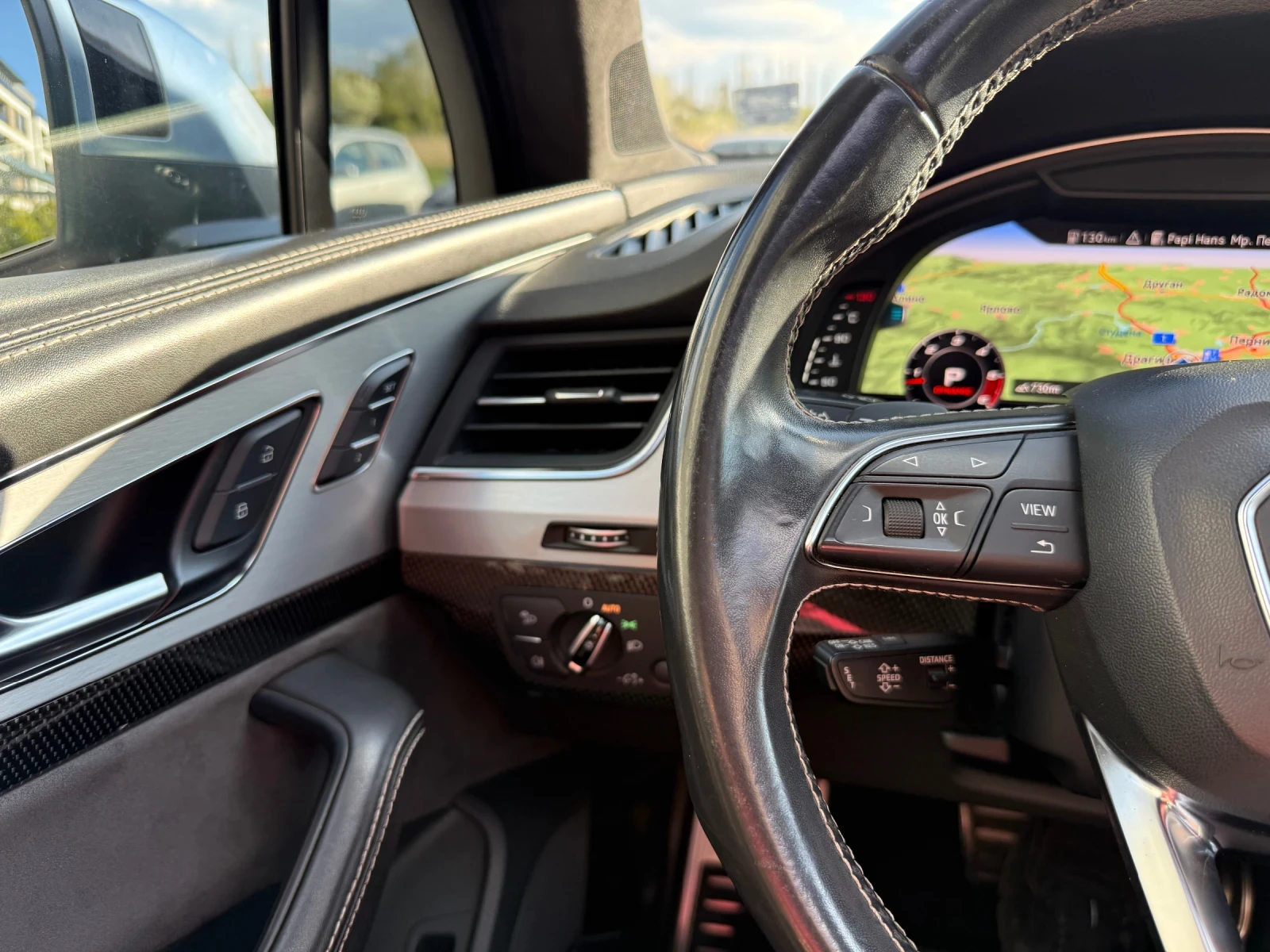 Audi SQ7 4.0* V8* 435hp* Panorama* ACC* 360* BOSE* , снимка 11 - Автомобили и джипове - 54360382