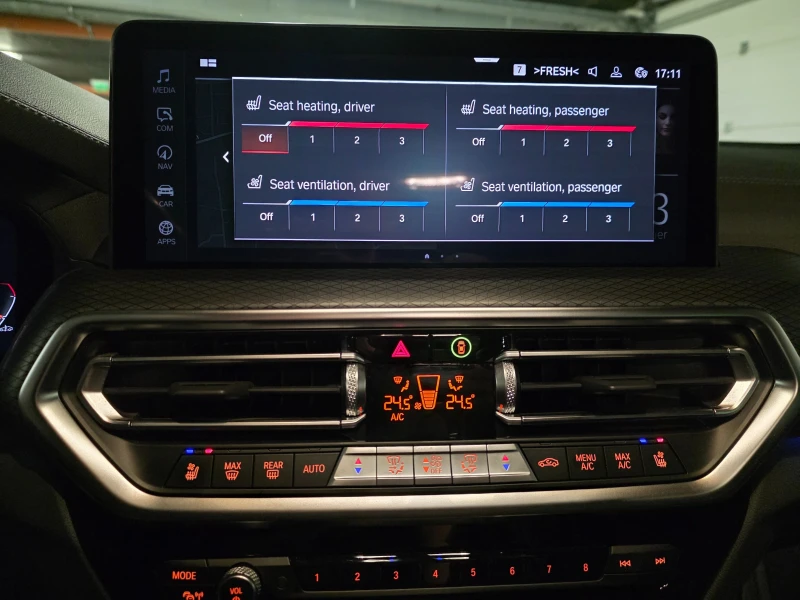 BMW X3 * M40xd* laser* Вентилация* , снимка 14 - Автомобили и джипове - 52775348