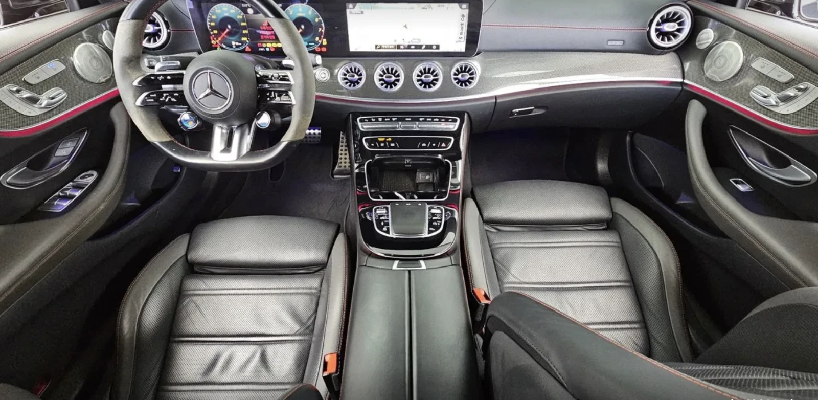 Mercedes-Benz E 53 AMG 4MATIC+ * AMBIENT* ШИБИДАХ* BURMESTER* КАМЕРИ* 360, снимка 7 - Автомобили и джипове - 54671416