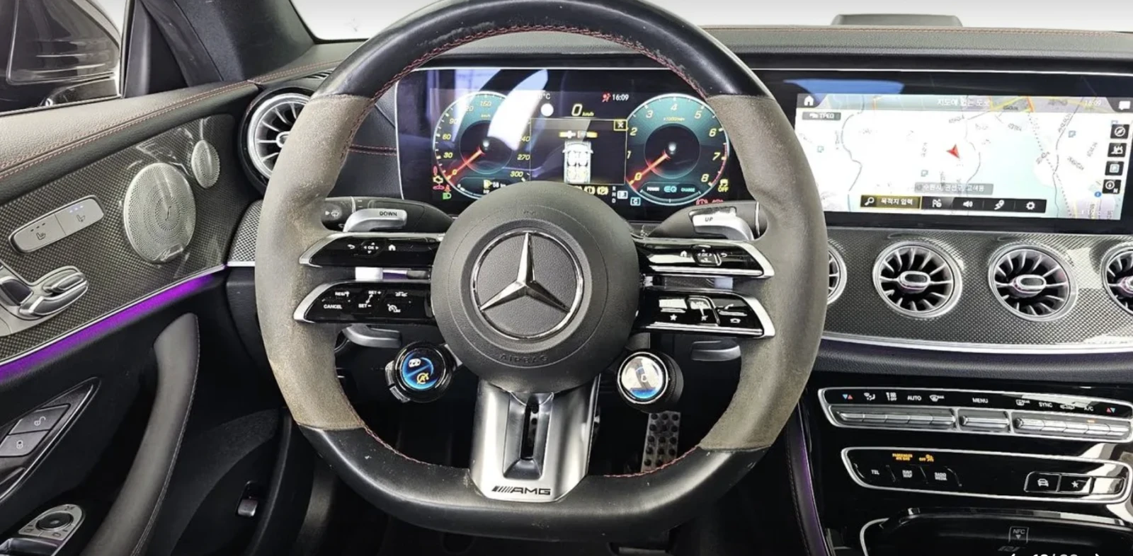 Mercedes-Benz E 53 AMG 4MATIC+ * AMBIENT* ШИБИДАХ* BURMESTER* КАМЕРИ* 360, снимка 12 - Автомобили и джипове - 54671416