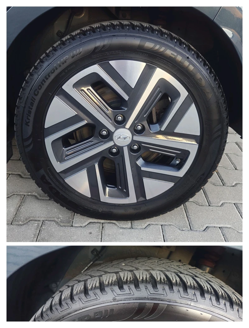 Hyundai Kona Prime/64kwh/HUD/Термопомпа/Сервизна книжка, снимка 14 - Автомобили и джипове - 52711261