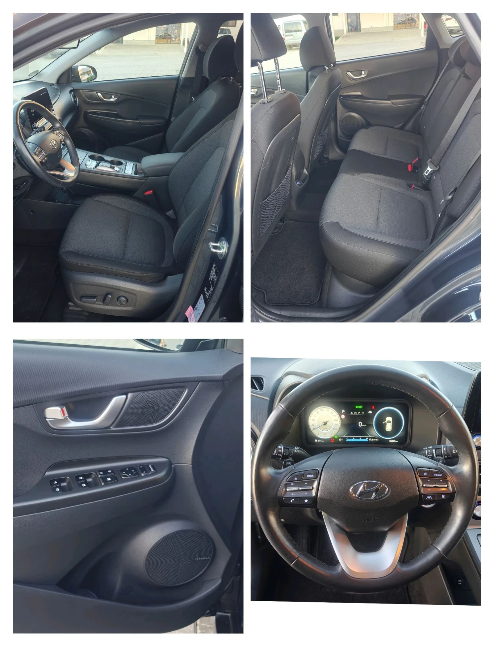 Hyundai Kona Prime/64kwh/HUD/Термопомпа/Сервизна книжка - изображение 10