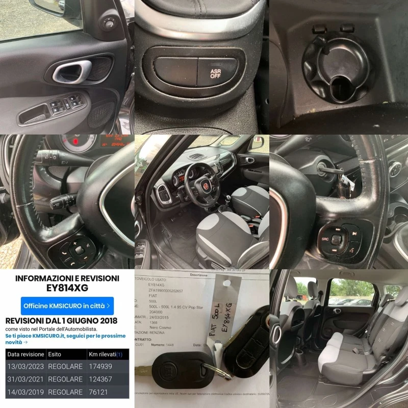 Fiat 500L eco-GPL 1.4i 95k.c Euro 6B ITALY&#127470;&#127481;, снимка 15 - Автомобили и джипове - 46697225