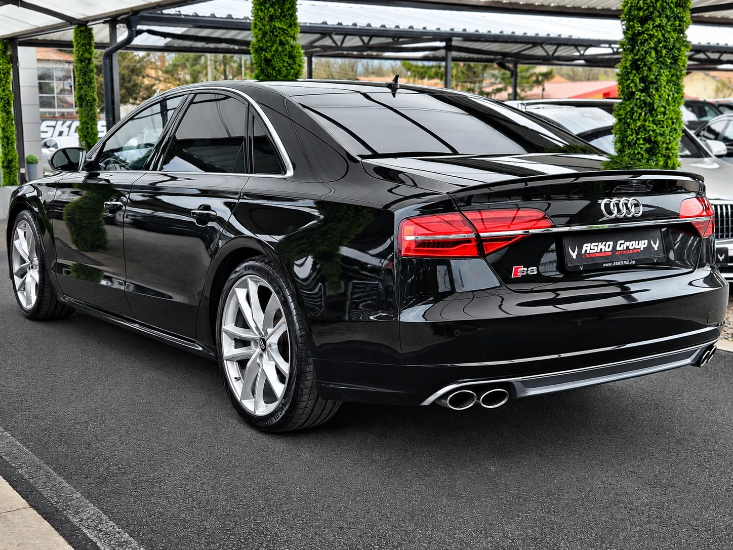 Audi S8 PLUS/ABT700PS/MATRIX/360CAM/DISTR/МАСАЖ/ОБДУХ/ВАКУ, снимка 7 - Автомобили и джипове - 54258063