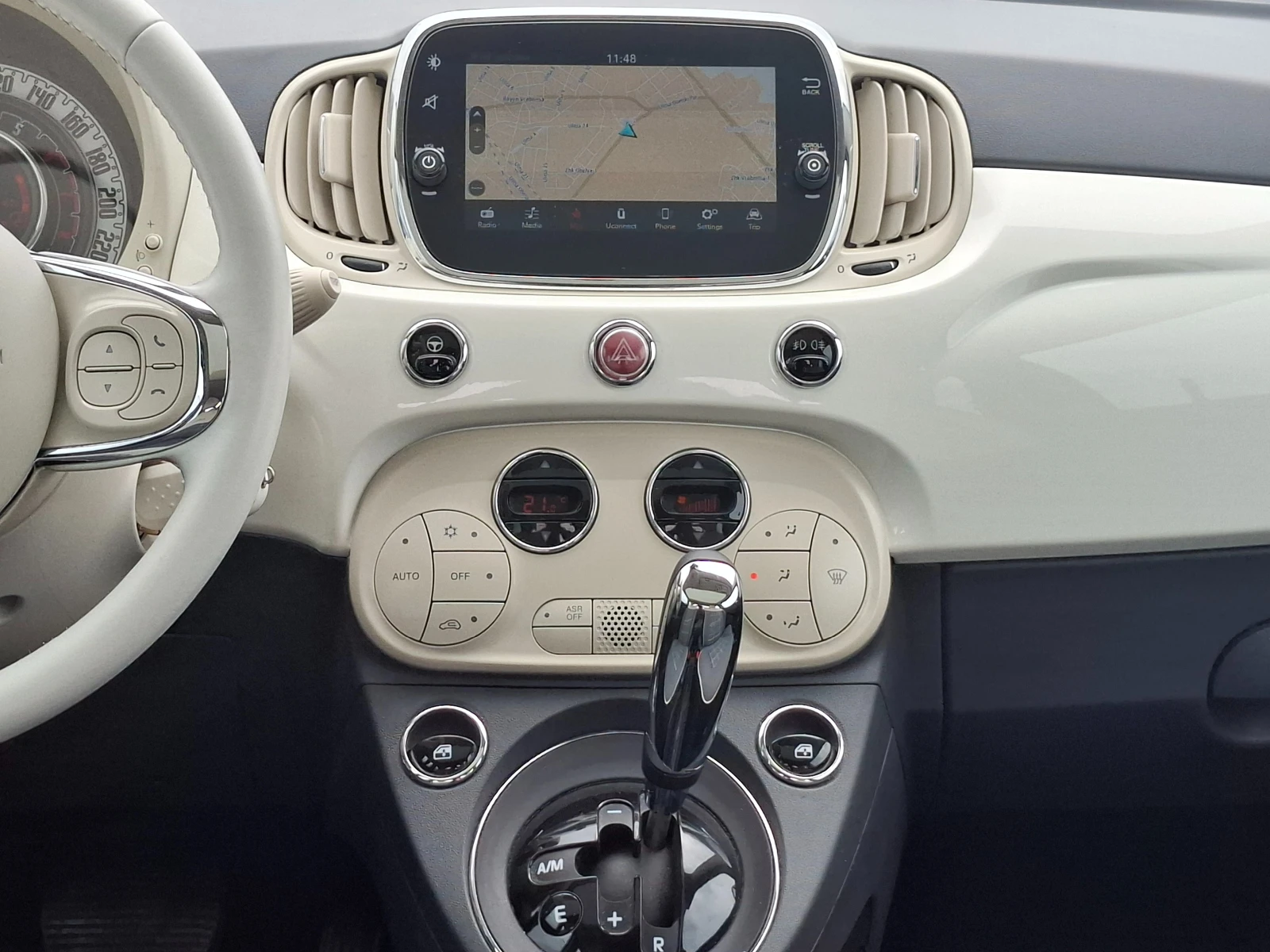 Fiat 500 1.2i/70к.с. АВТОМАТ , снимка 12 - Автомобили и джипове - 54483147