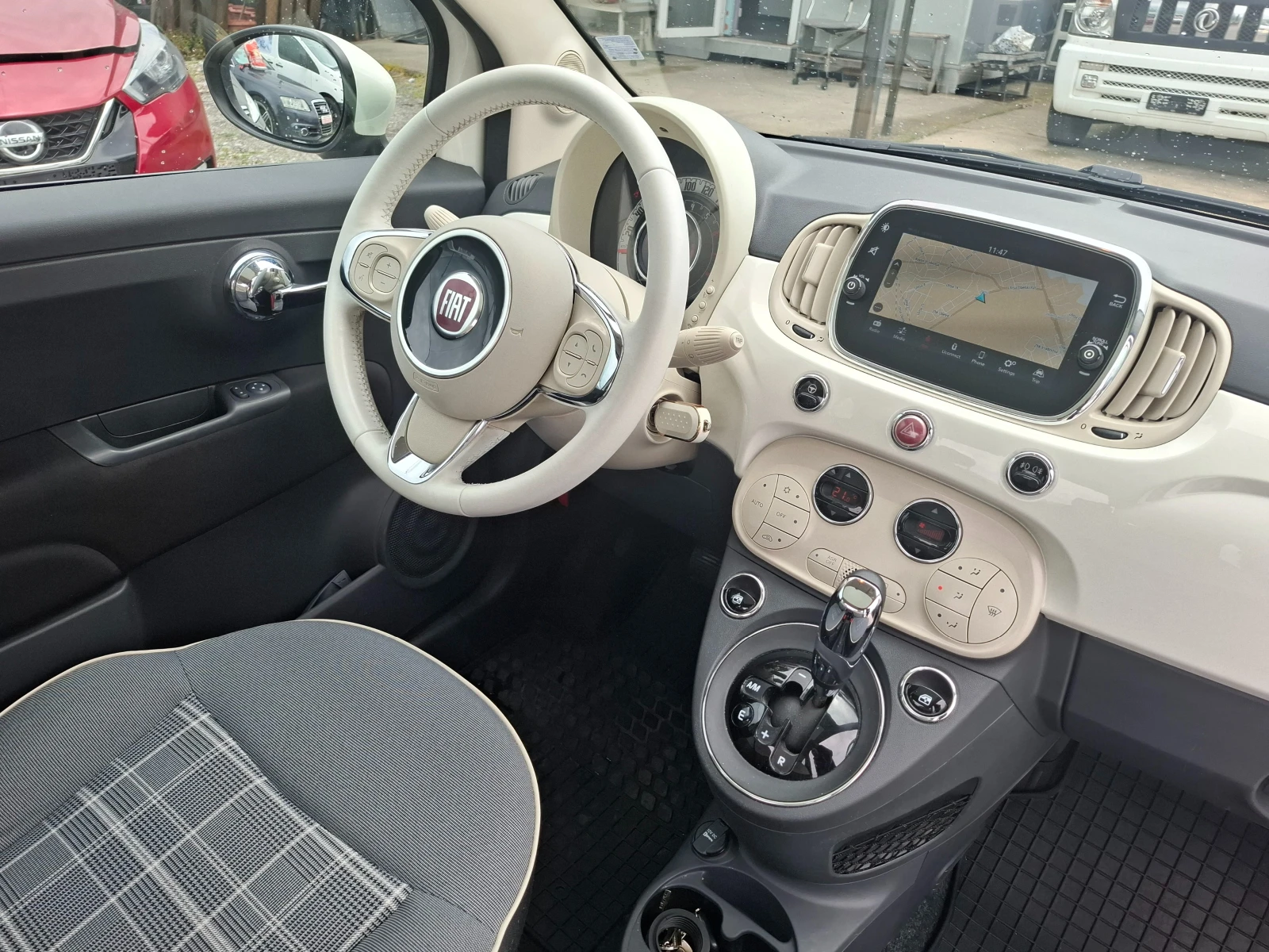 Fiat 500 1.2i/70к.с. АВТОМАТ , снимка 10 - Автомобили и джипове - 54483147