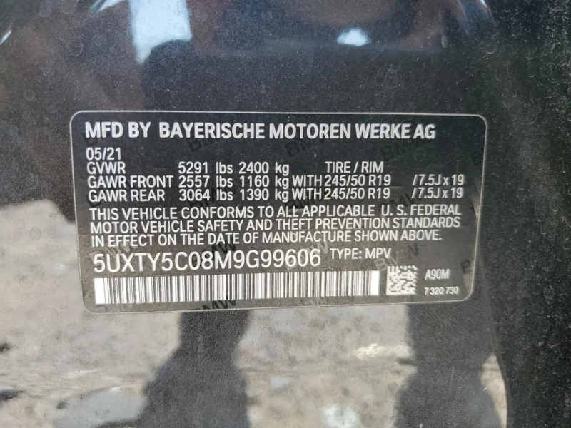 BMW X3 XDRIVE30I, снимка 14 - Автомобили и джипове - 47358737