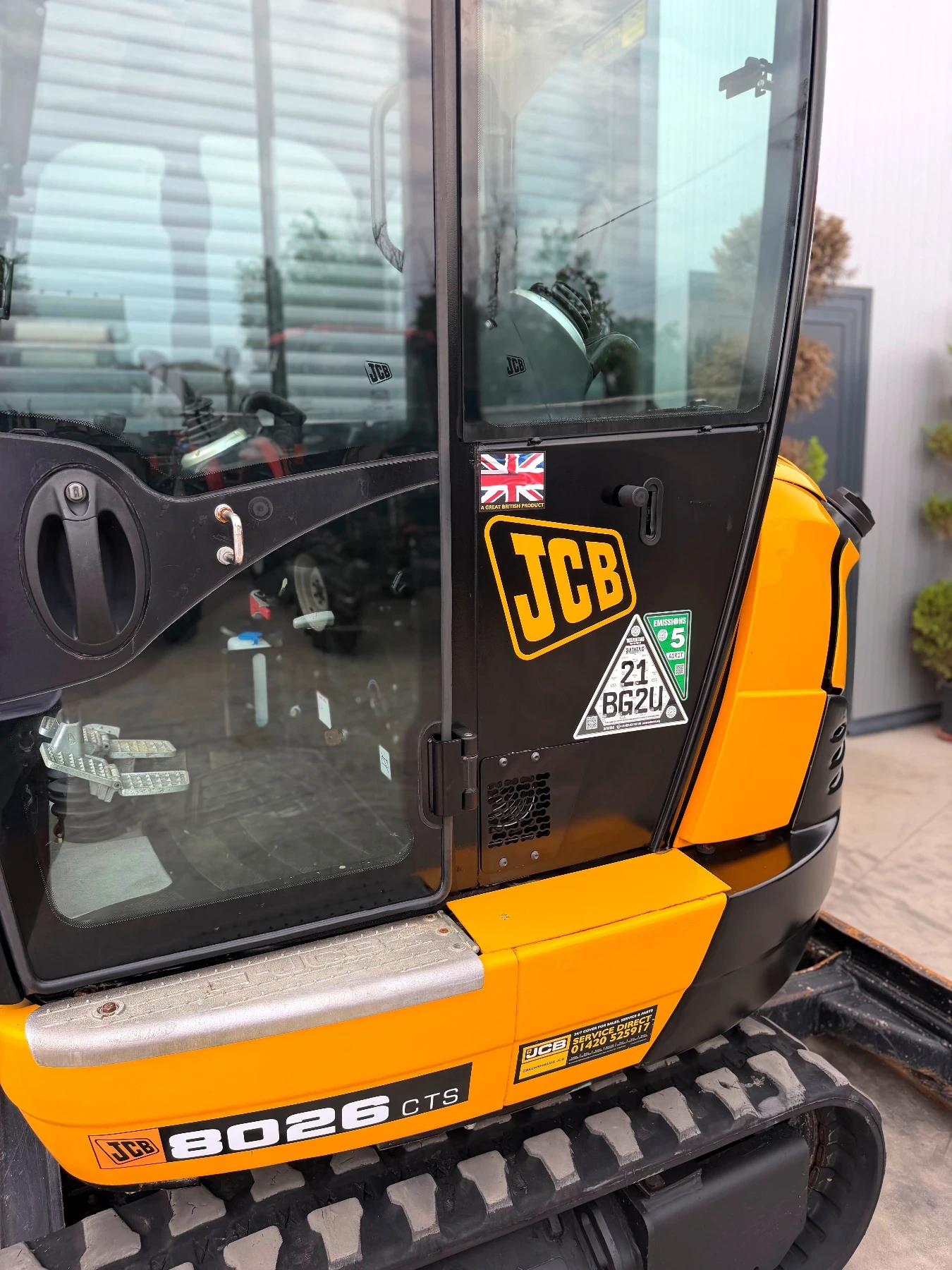 Багер JCB 8026 ПЕРФЕКТЕН, снимка 14 - Индустриална техника - 54873221