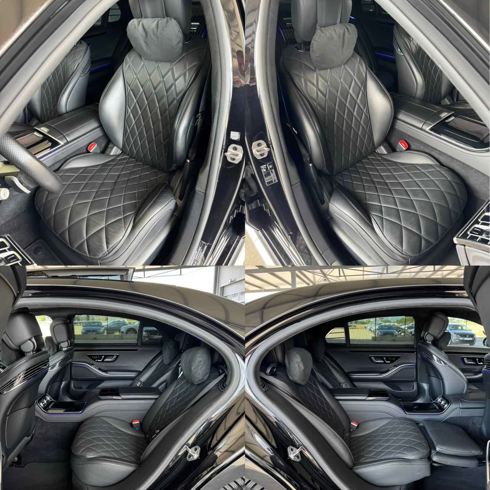 Mercedes-Benz S 400 d* 330ps* L* 4M* AMG Line* VIP* Designo* Head Up* , снимка 12 - Автомобили и джипове - 55146136