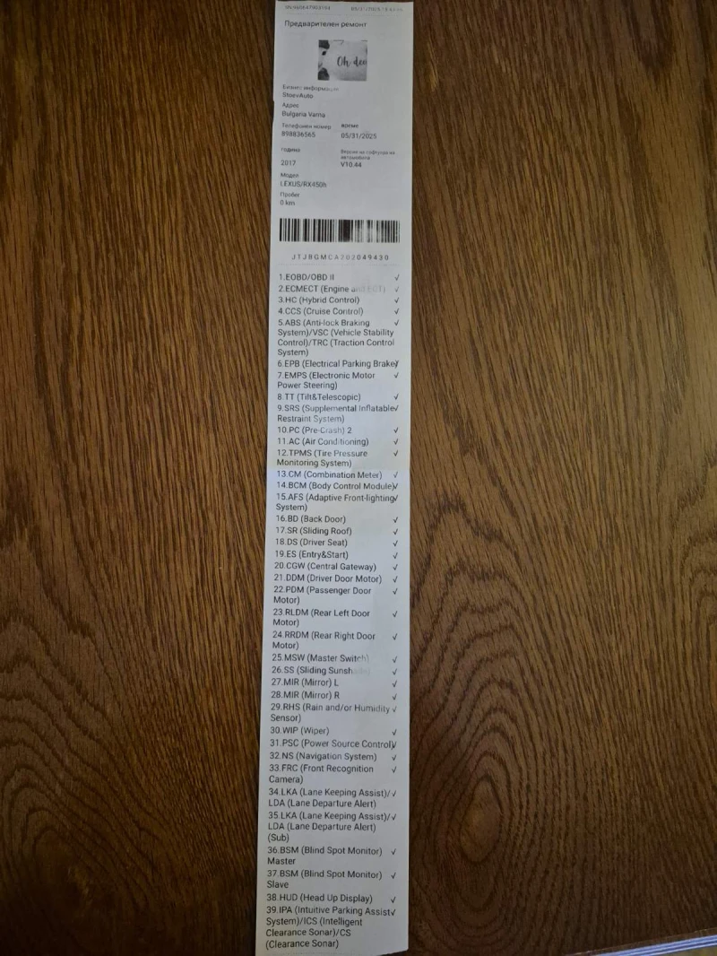 Lexus RX 450h, снимка 15 - Автомобили и джипове - 52043999
