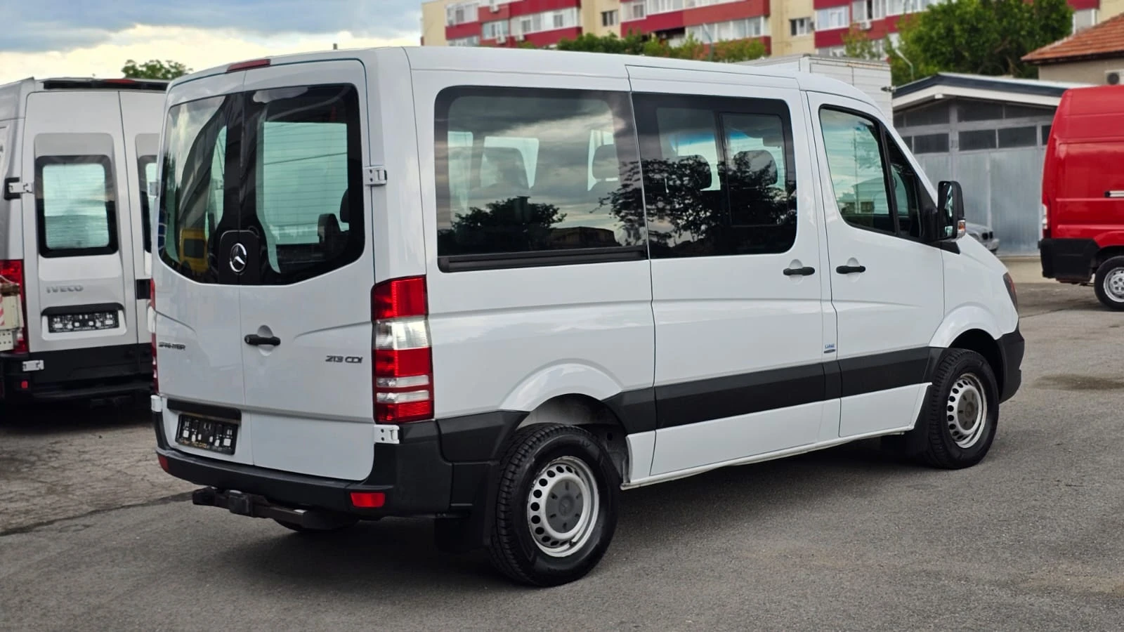 Mercedes-Benz Sprinter 2.2CDi 130HP 6SP CH-9 МЕСТА-ИСТОРИЯ-ЛИЗИНГ, снимка 6 - Бусове и автобуси - 55265919