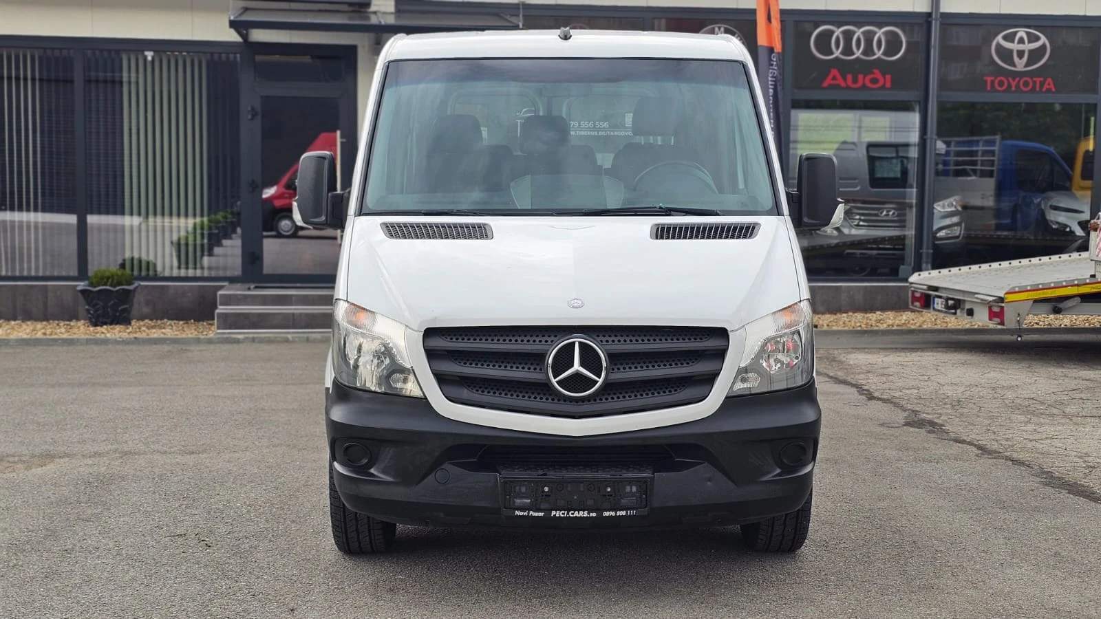 Mercedes-Benz Sprinter 2.2CDi 130HP 6SP CH-9 МЕСТА-ИСТОРИЯ-ЛИЗИНГ, снимка 2 - Бусове и автобуси - 55265919