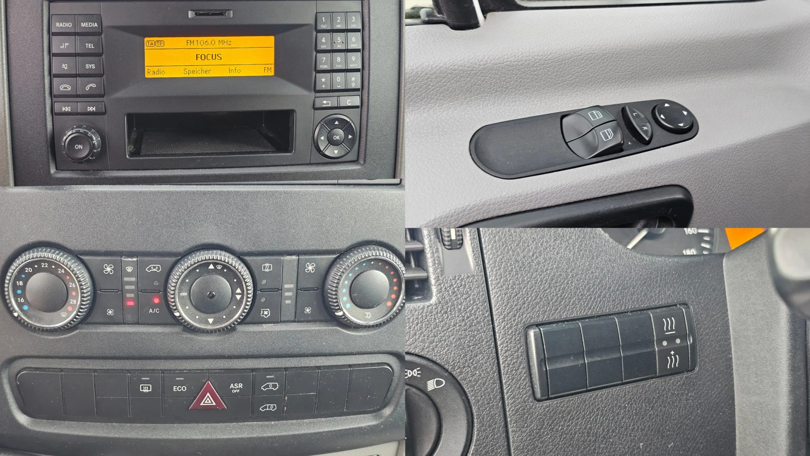 Mercedes-Benz Sprinter 2.2CDi 130HP 6SP CH-9 МЕСТА-ИСТОРИЯ-ЛИЗИНГ, снимка 11 - Бусове и автобуси - 55265919