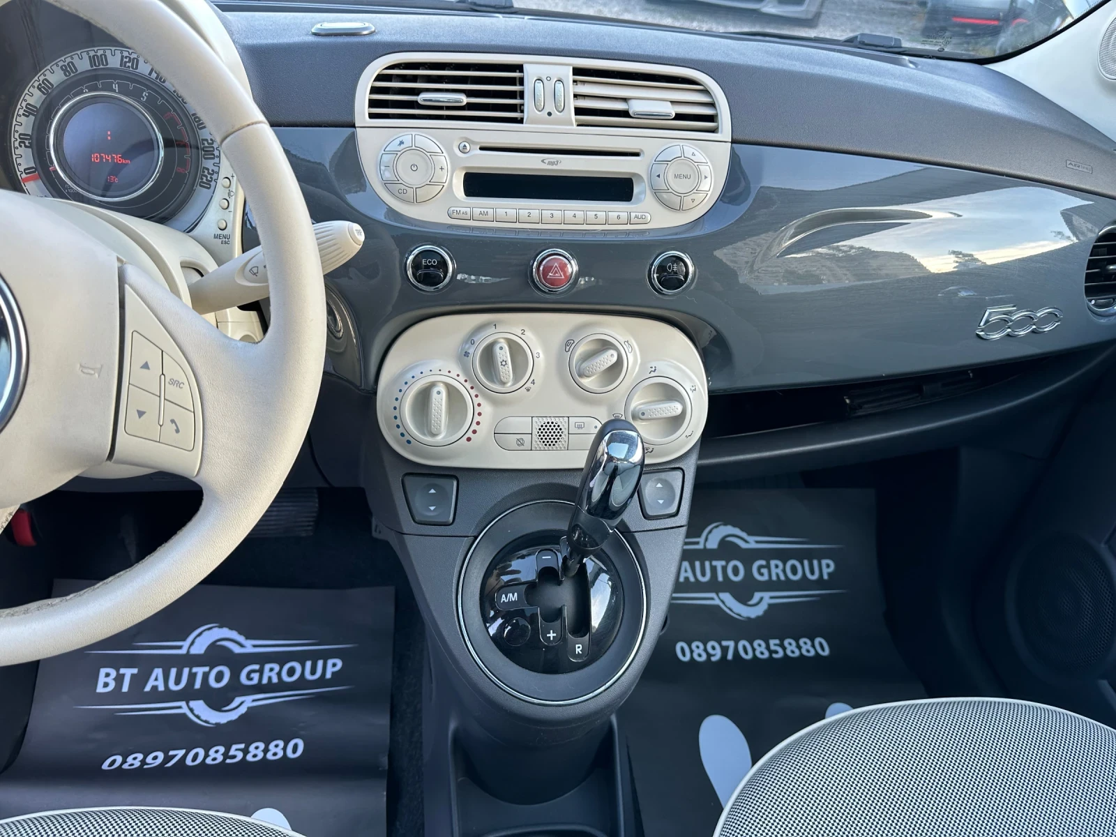 Fiat 500 АВТОМАТИК * * 107000км* *  - изображение 8