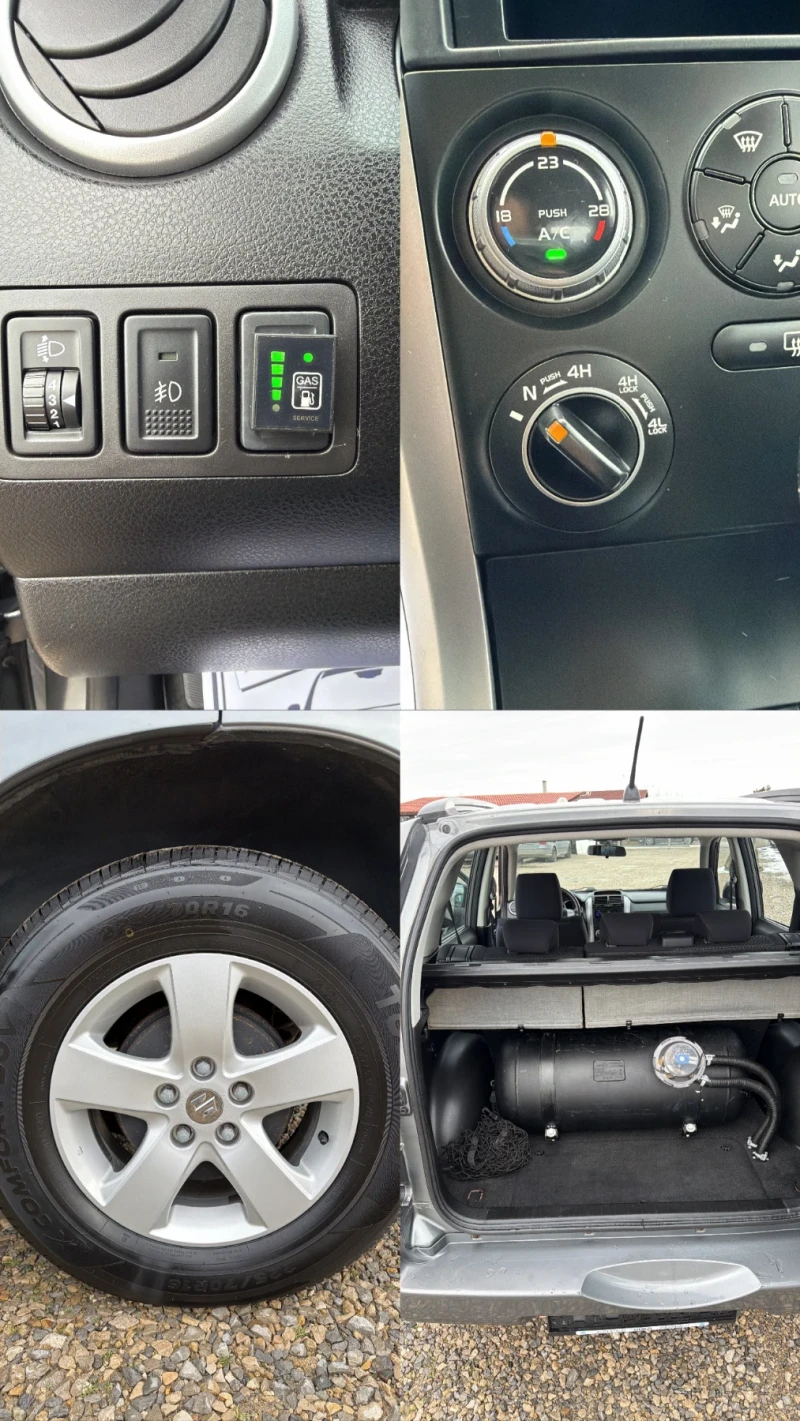 Suzuki Grand vitara 2.0i-ГАЗ-140PS-АВТОМАТ-4Х4, снимка 14 - Автомобили и джипове - 53067932