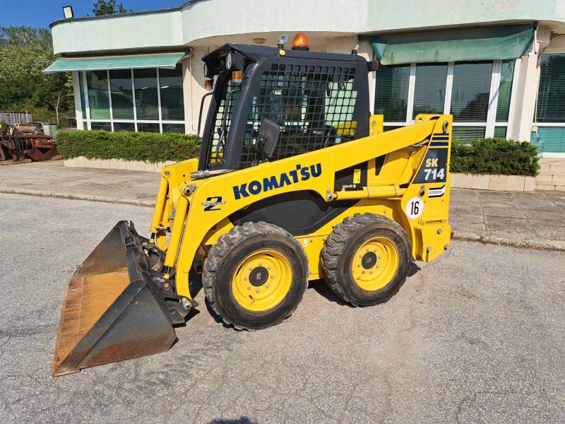 Мини челни товарачи Komatsu SK 714 кофа и вилици, снимка 1 - Индустриална техника - 46467649