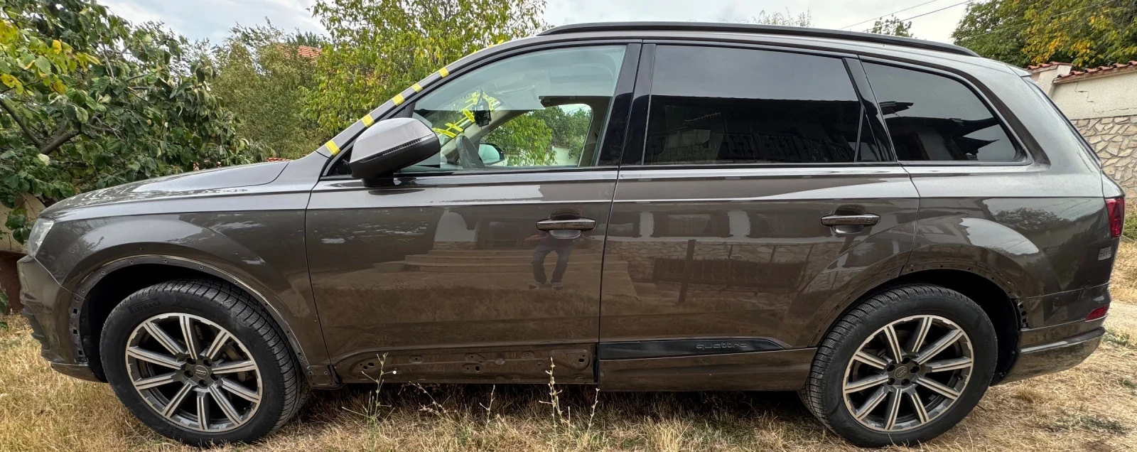 Audi Q7 3.0T разлепено предно стъкло, проблем с навигация, снимка 3 - Автомобили и джипове - 56166162
