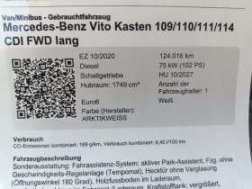 Mercedes-Benz Vito 110cdi LANG 126000км EURO 6, снимка 11