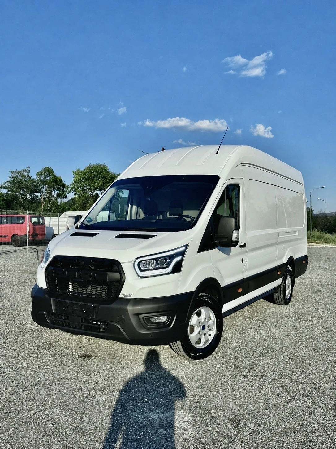 Ford Transit MAXI  185кс! LED Bi-Xenon фарове!Клима, Нави, FULL, снимка 3 - Бусове и автобуси - 55596704