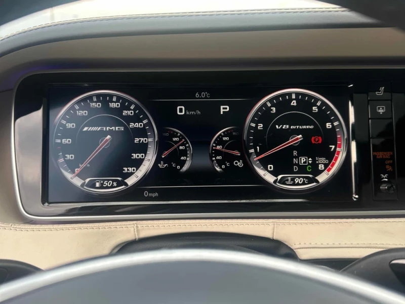 Mercedes-Benz S 63 * AMG * CARFAX * ЦЕНА ДО БГ, снимка 8 - Автомобили и джипове - 52867444