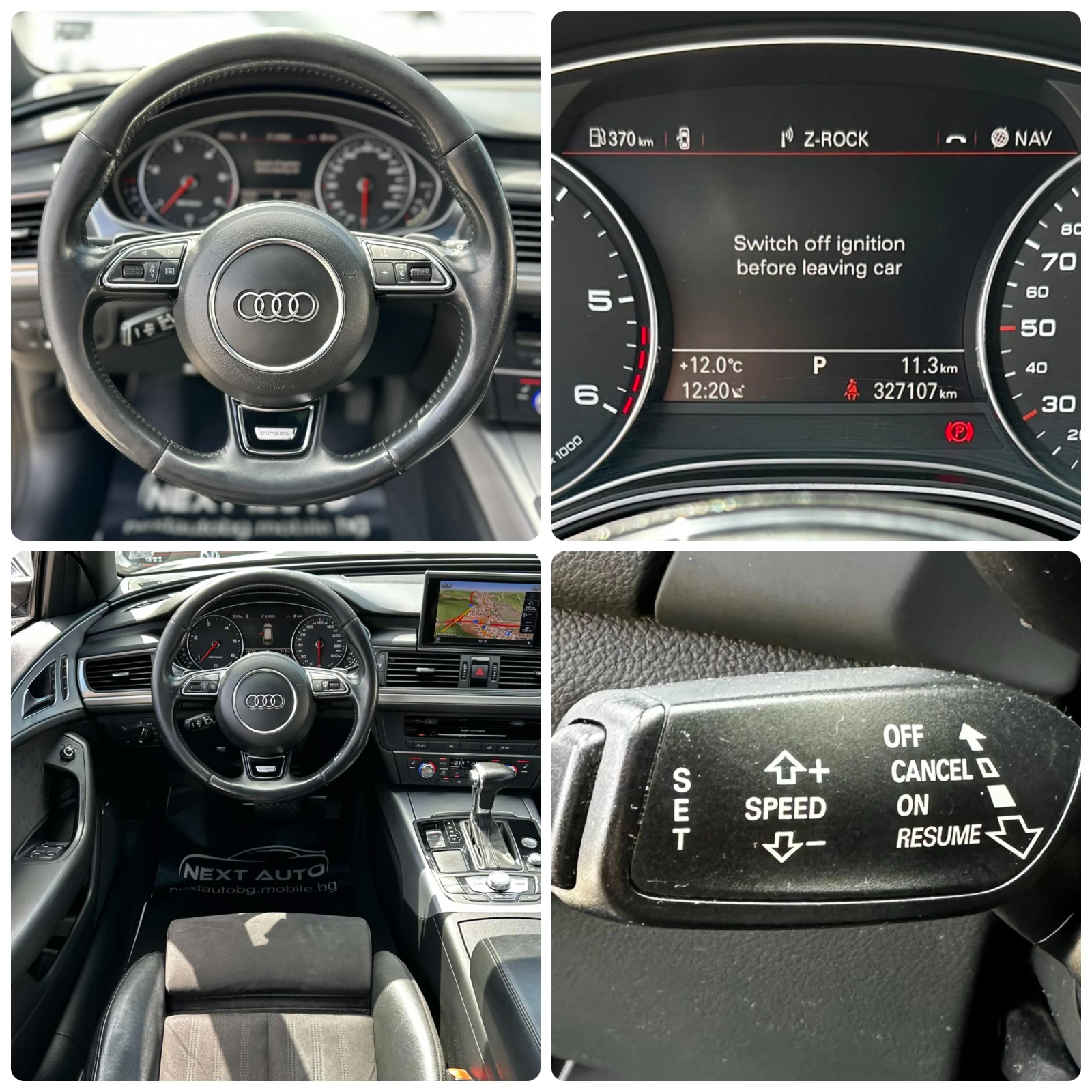 Audi A6 Allroad 3.0Bi-TDI 313HP MATRIX BOSE PANO KEYLESS, снимка 13 - Автомобили и джипове - 54253880