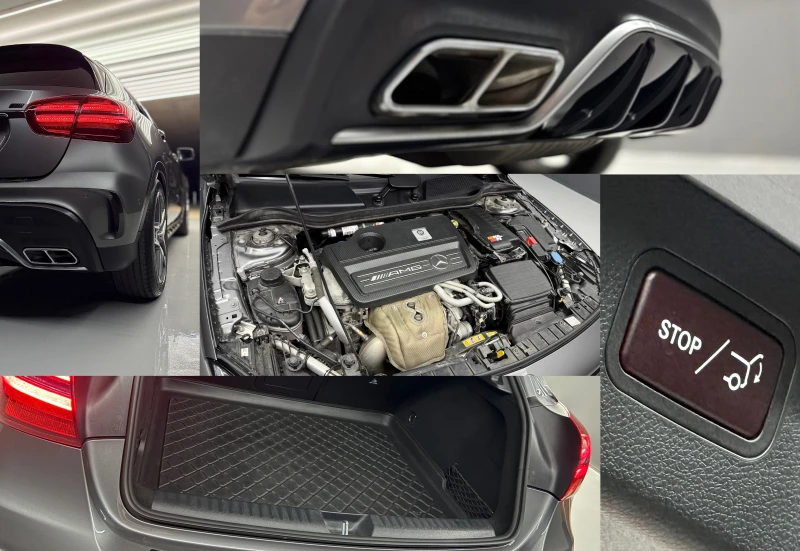 Mercedes-Benz GLA 45 AMG Пълна сервизна история/4 Matic/КОЖА/КАМЕРА, снимка 15 - Автомобили и джипове - 51682784