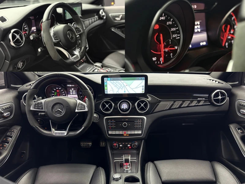 Mercedes-Benz GLA 45 AMG Пълна сервизна история/4 Matic/КОЖА/КАМЕРА, снимка 6 - Автомобили и джипове - 51682784
