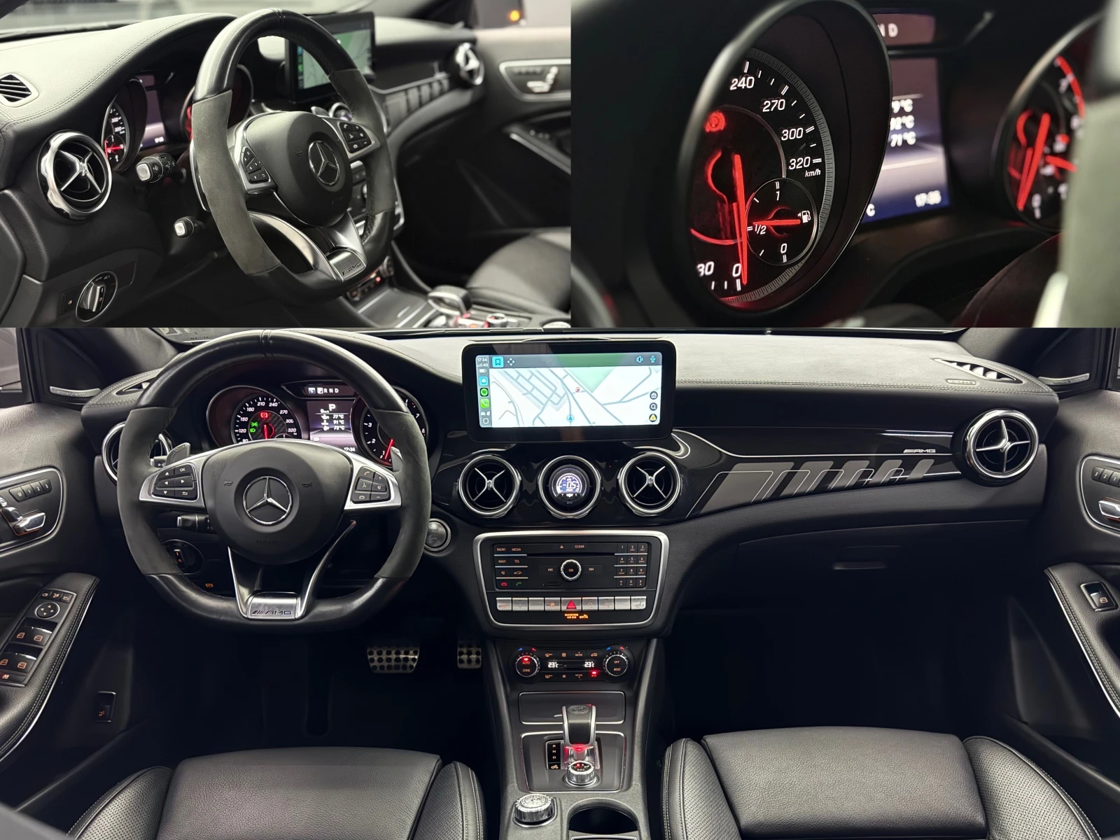 Mercedes-Benz GLA 45 AMG Пълна сервизна история/4 Matic/КОЖА/КАМЕРА - изображение 6