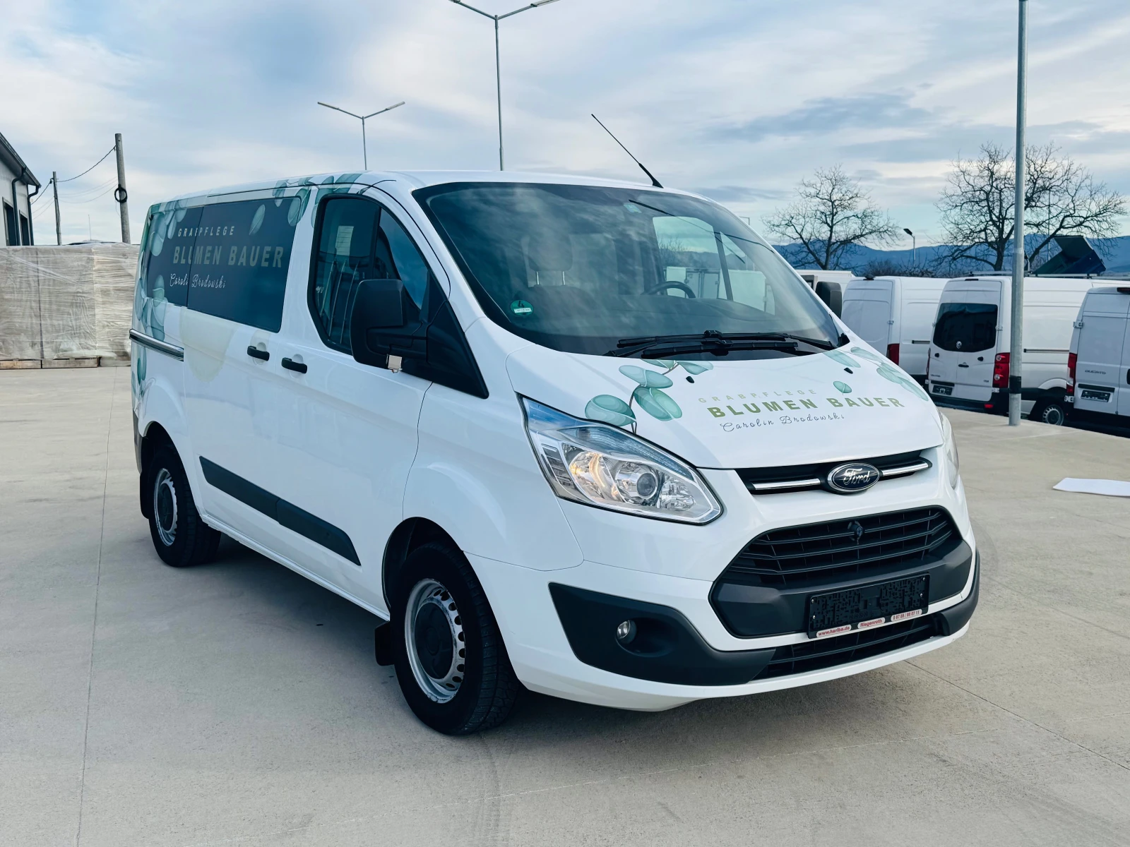 Ford Transit Custom 9м.Немски!КАТО НОВ!ТОП!ТОП!ТОП!КЛИМАТР!, снимка 1