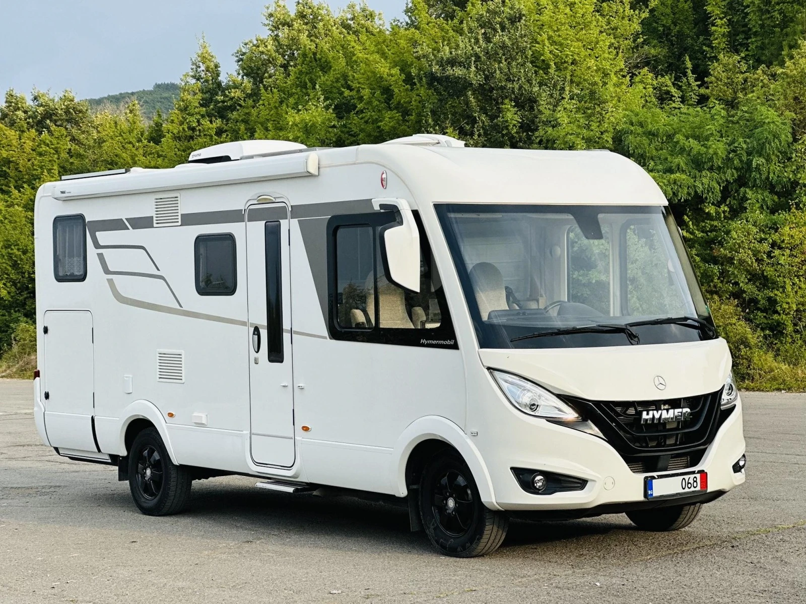 Кемпер HYMER / ERIBA B580,10 хил.км, 2021г.,АВТОМАТ,ВС.ЕКСТРИ, КАТО НОВ - изображение 4