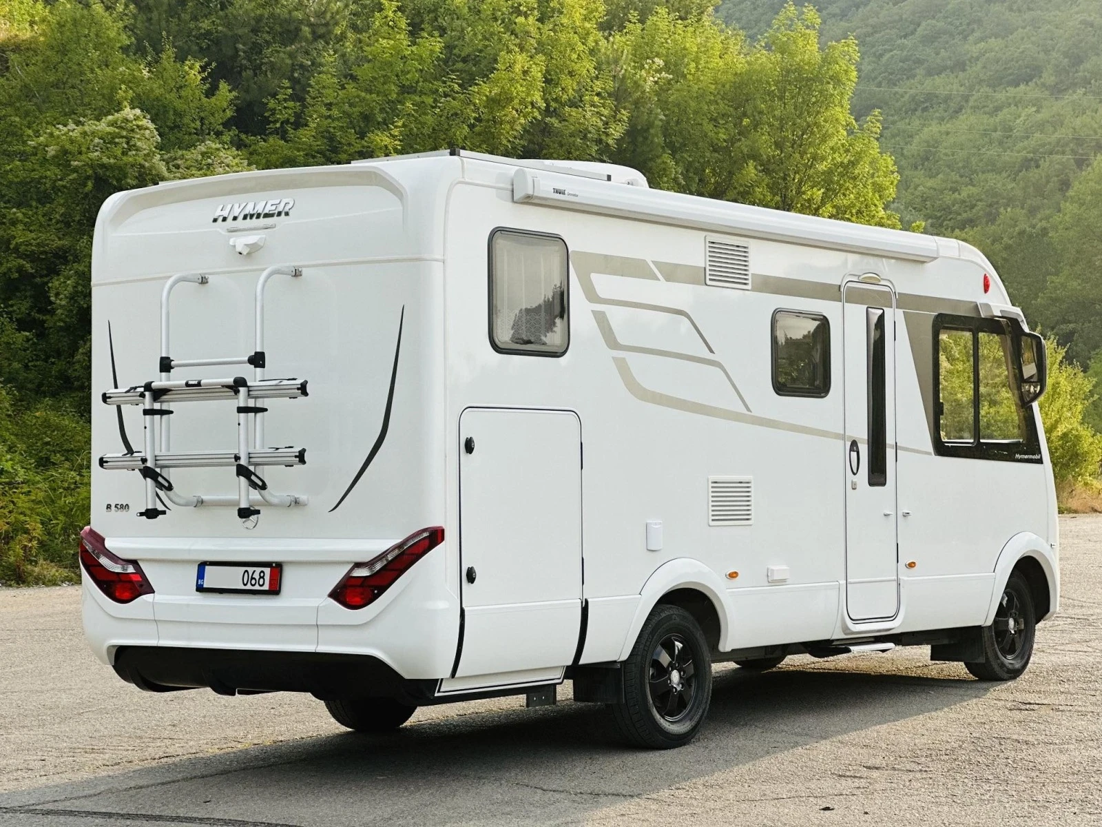 Кемпер HYMER / ERIBA B580,10 хил.км, 2021г.,АВТОМАТ,ВС.ЕКСТРИ, КАТО НОВ - изображение 5