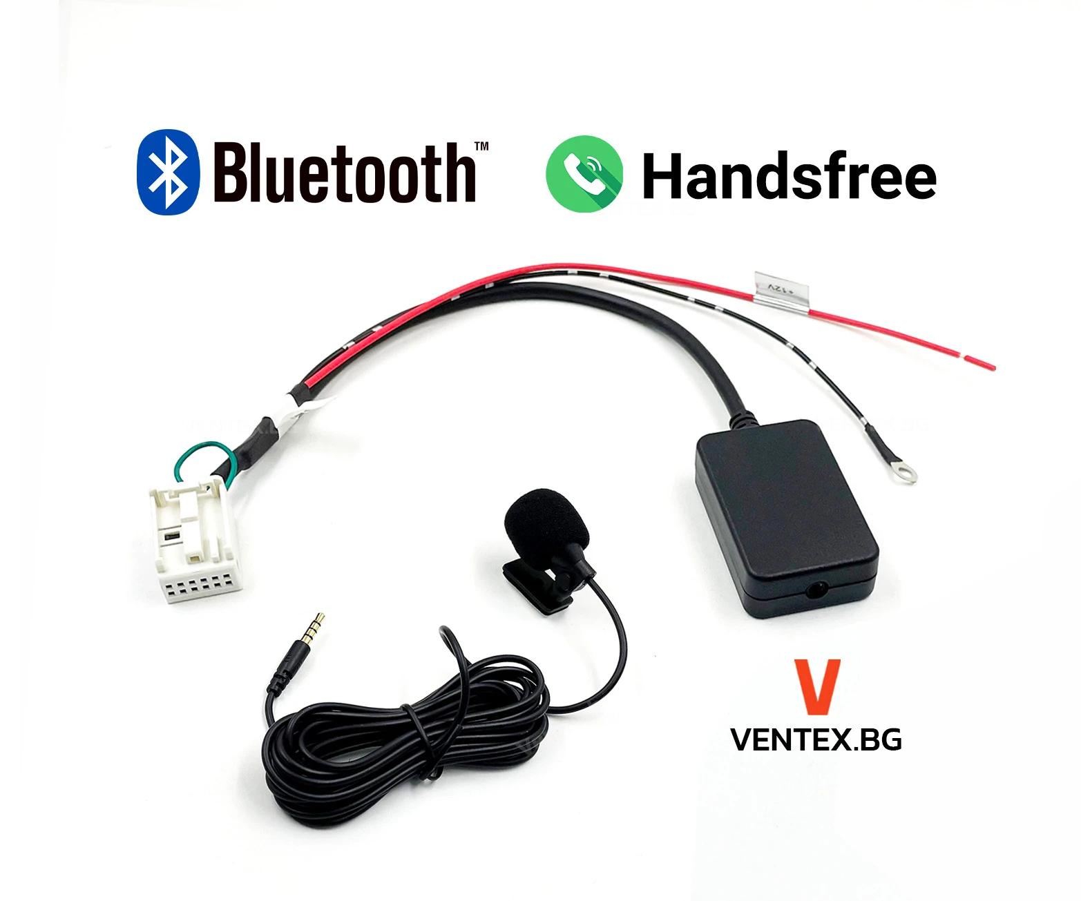 Bluetooth за Volkswagen Audi блутут адаптер с микрофон AUX-IN RCD210 RCD510 RNS 310 RNS510 | Mobile.bg — изображение 1