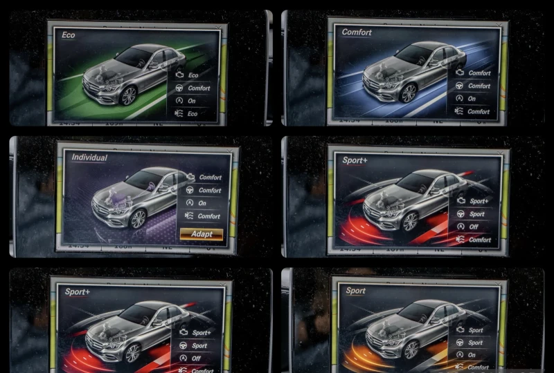 Mercedes-Benz C 220 CDI-AMG Line-AGILITY-AMBIENT-HEAD* UP-NAVI-TOP, снимка 9 - Автомобили и джипове - 53396407