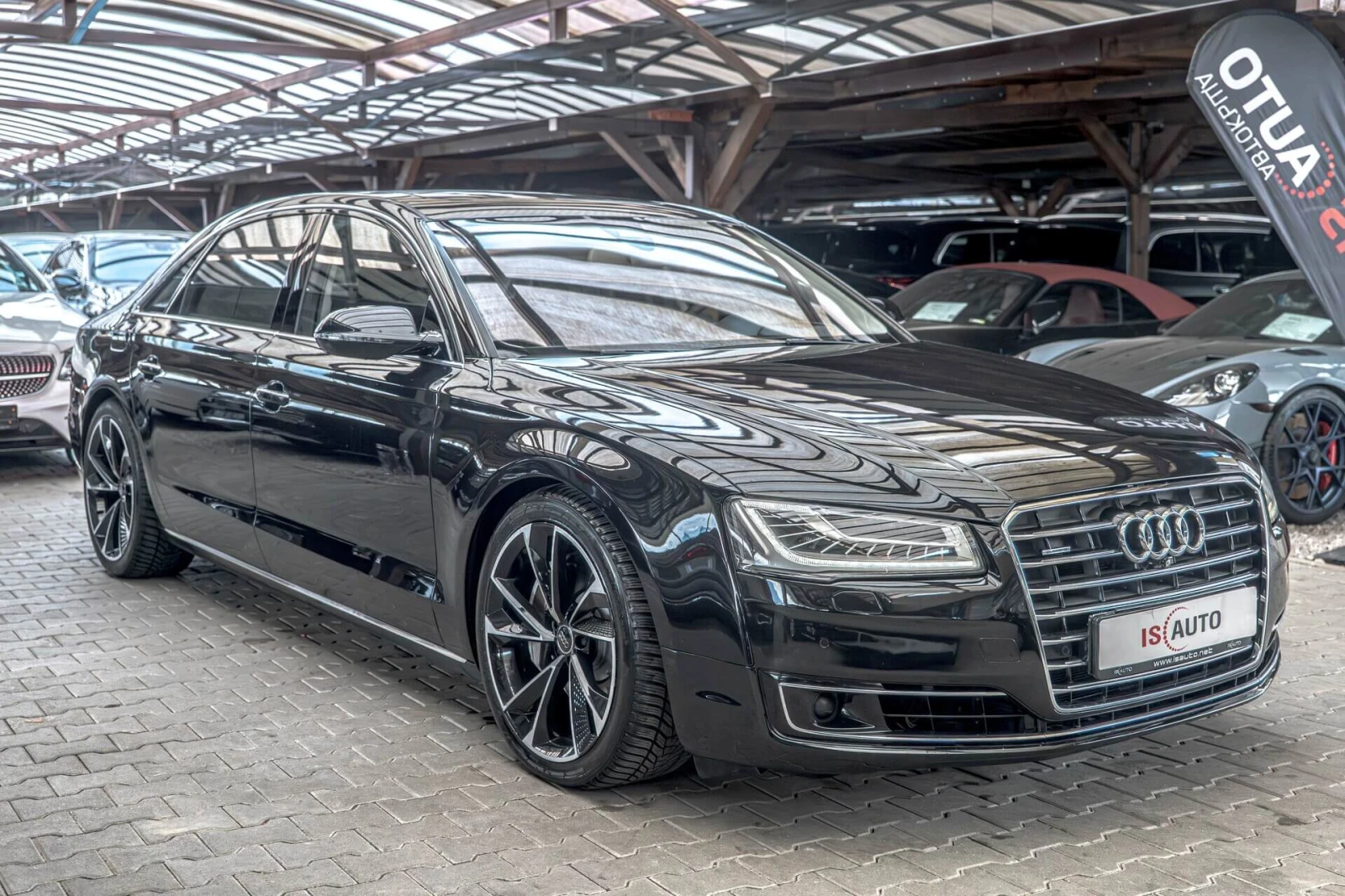 Audi A8 4.2TDI/LONG/Bose/HuD/Камера 360/Дистроник/Обдухван, снимка 2 - Автомобили и джипове - 53725795