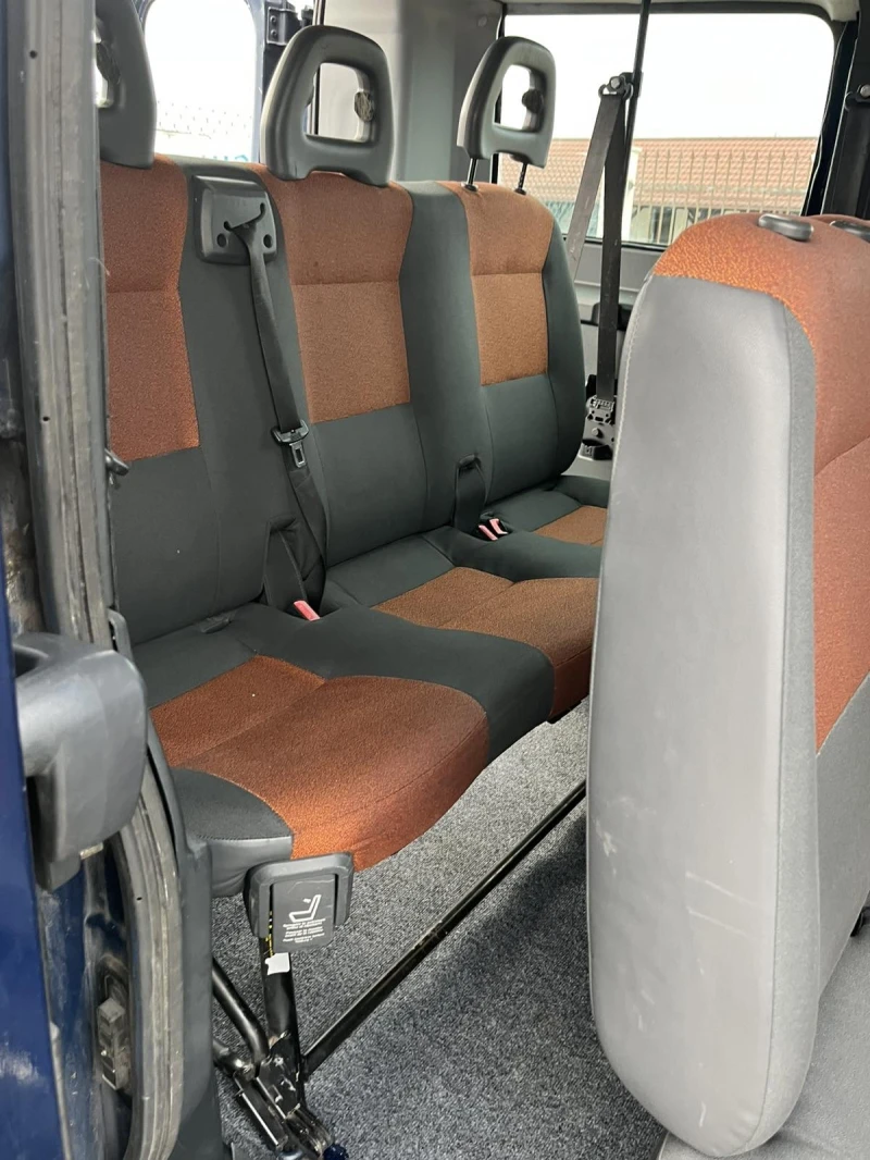 Fiat Ducato 2.2М-JET 101кс КЛИМАТИК 9 МЕСТА ВНОС ИТАЛИЯ, снимка 9 - Бусове и автобуси - 49485563