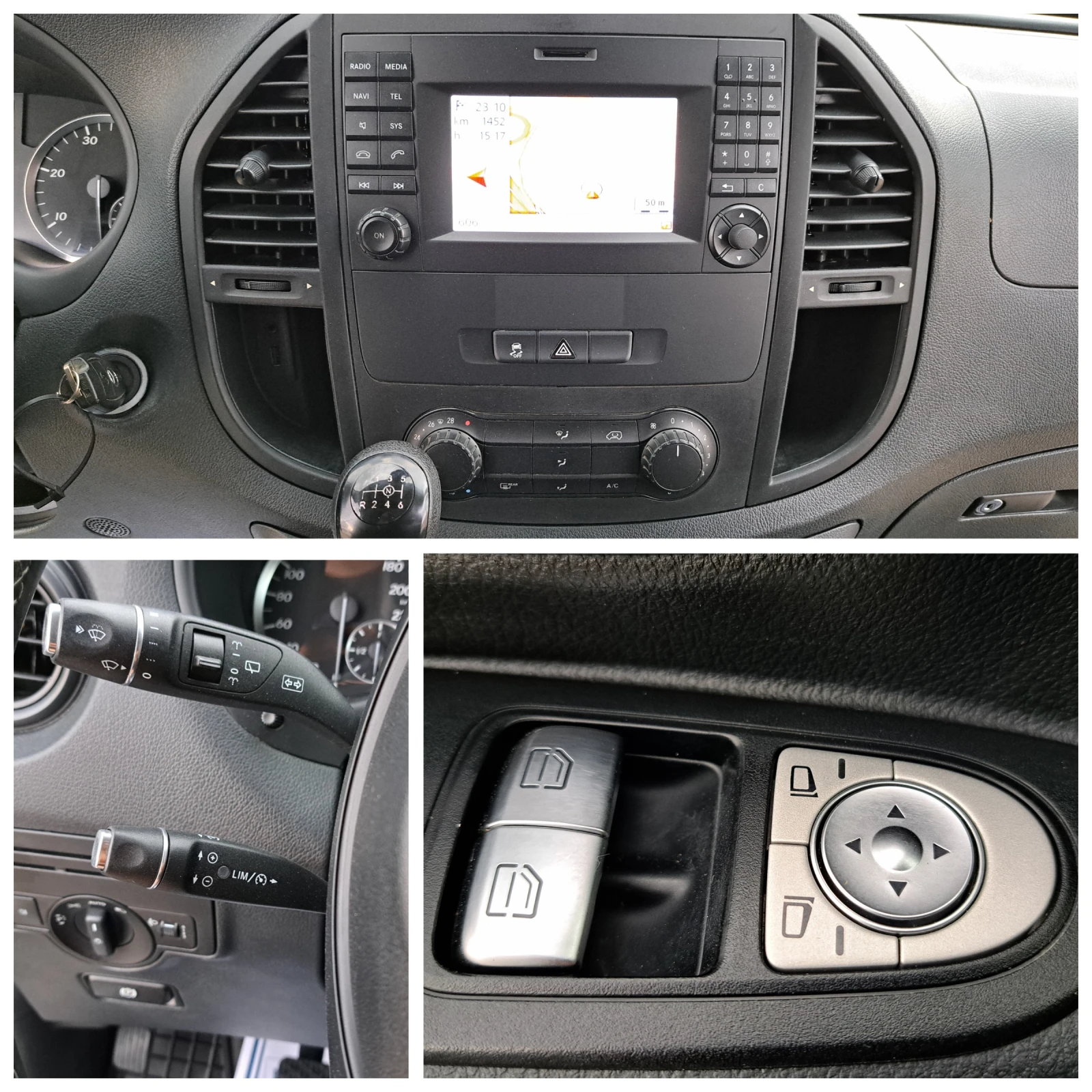 Mercedes-Benz Vito MAXI-116CDI/2.2-163PS/6 МЕСТА-N1/НАВИГАЦИЯ/EURO 6, снимка 13 - Бусове и автобуси - 55213499