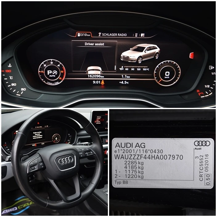 Audi A4 3.0TDI QUATTRO FACE ШВЕЙЦАРИЯ РЕАЛНИ КМ, снимка 11 - Автомобили и джипове - 44386325